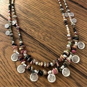 Opulenza Hilltribe Tourmaline Necklace